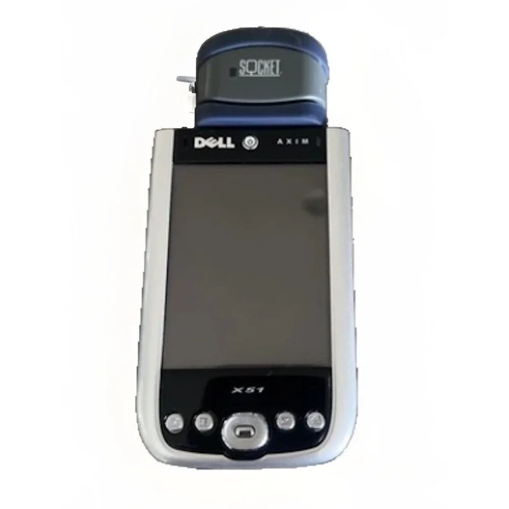Dell Axim X51/X51v PDA With Cradle, Case and Charger -Socket Scanner